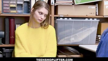 petite blonde teen shoplifter with big tits nadya nabakova sex with security officer for no cops